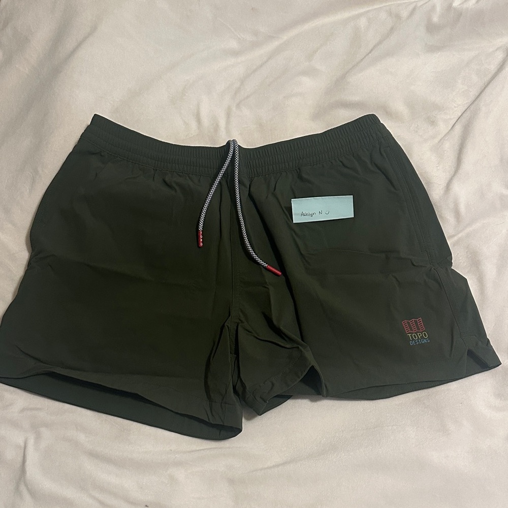 Topo Designs Olive Green Shorts